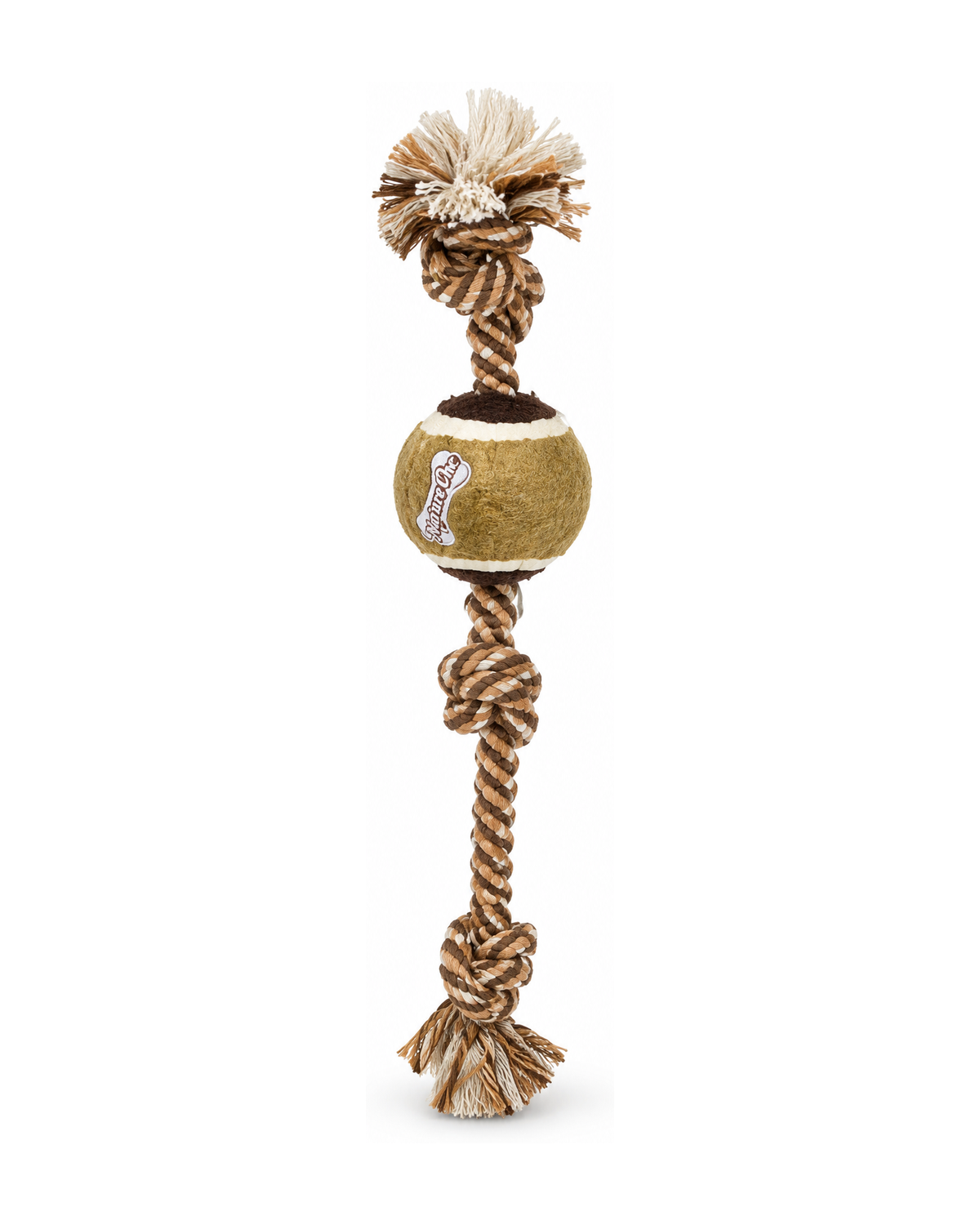 Rope Tennis Ball Dog Toy