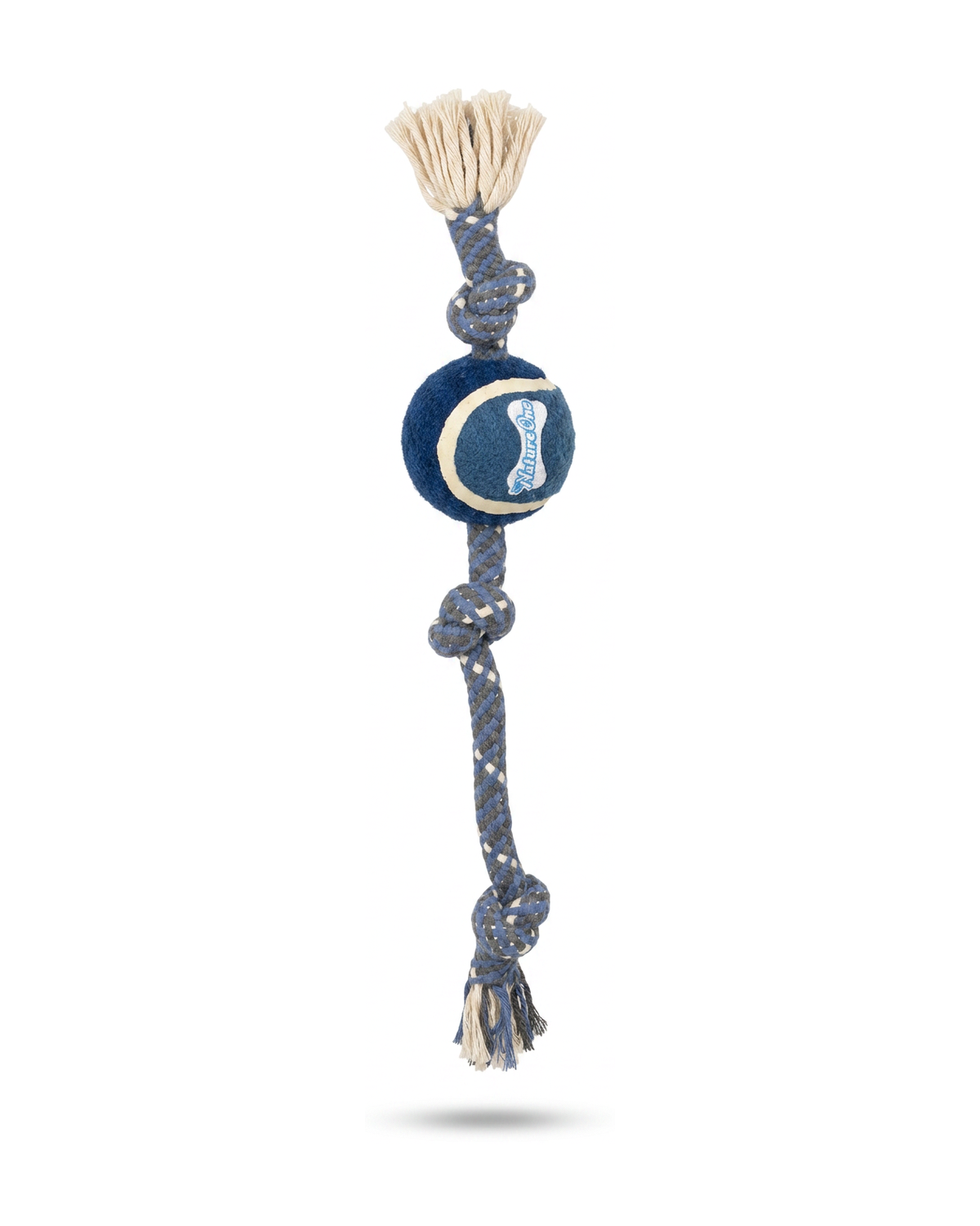 Rope Tennis Ball Dog Toy - Image 2
